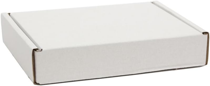 Priory Direct 322 x 229 x 20mm White Postal Boxes - 10 Boxes
