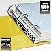 Wilson Jones Heavy Duty Round Ring Binder with Extra Durable Hinge, 2-Inch, Yellow (W364-44-113)
