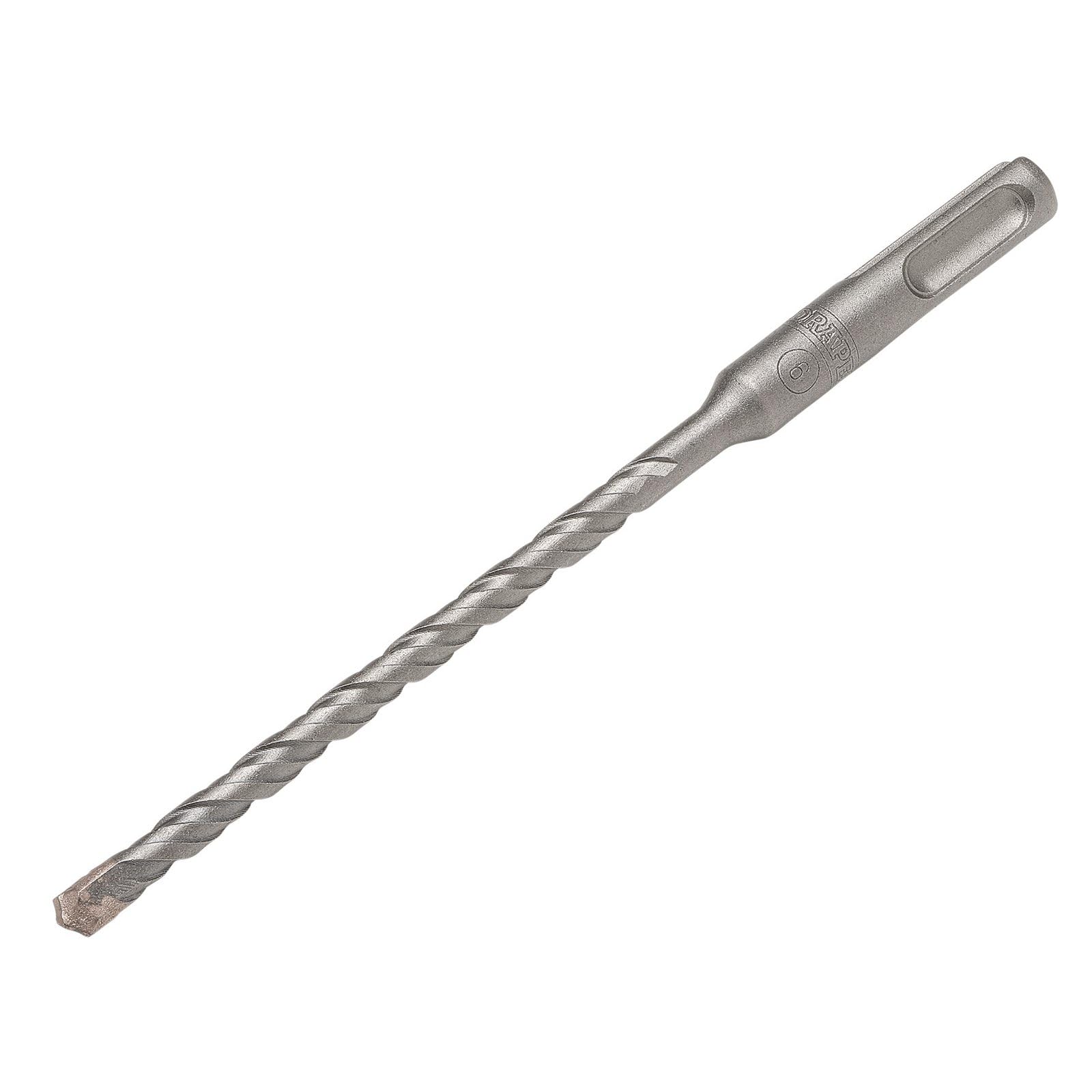 Draper SDS Plus Centric Tip Drill Bit, 6.0 x 160mm - 09979 - Tungsten Carbide Tip, Double Flute, For Concrete, Masonry, Brick, Stone, Marble, Granite
