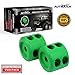 AUTMATCH Winch Cable Hook Stopper (2 Pack), Silicone Rubber Winch Stopper for Wire & Synthetic Rope, Winch Line ATV UTV, Shock Absorbent, Prevent Pulling Bounce and Abrasion, Green