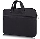 15.6 Inch Waterproof Laptop Sleeve Case for Acer Predator Helios 300 | Acer Aspire E 15 | Acer Chromebook 15 | HP DELL Lenovo Toshiba ASUS MSI Notebook, 15.6" Laptop Carrying Briefcase, Black