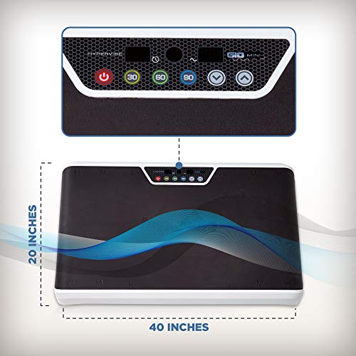 Hypervibe G-10 Whole Body Vibration Machine with Mobile App: The Best Whole Body Vibration Plate on The Market! Great Power Plate Vibration Therapy for Fully Body Exercise!