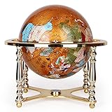 TOMYEUS Globes Imitation Gemstone Four-Corner Globe