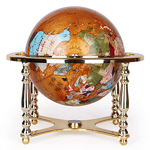TOMYEUS Globes Imitation Gemstone Four-Corner Globe