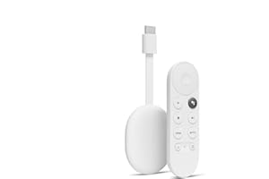 Chromecast with Google TV (HD) - Streaming Stick Entertainment on Your TV with Voice Search - Watch Movies, Shows, and Live TV in 1080p HD - Snow