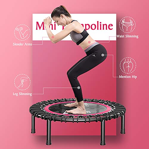Mini Trampoline 450F, Professional Fitness Rebounder Trampoline for Adult, Long Lasting Premium Bungees Cords for Quality & Durability, Indoor Trampoline for Kids Jump Sport, Max Limit 450 LBS - Thumbnail 3