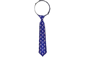 Retreez Delightful Christmas Candy Canes Pattern Woven Pre-tied Boy's Tie