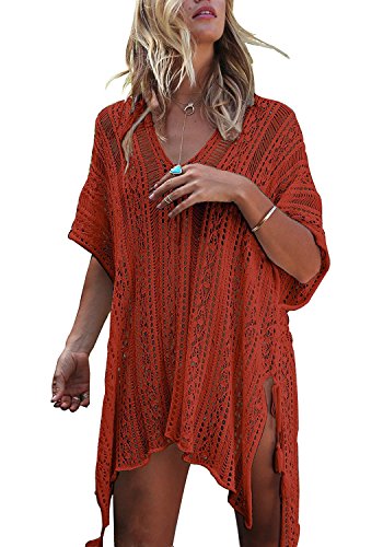 HARHAY Women's Summer Swimsuit Bikini Beach Swimwear Cover up Caramel