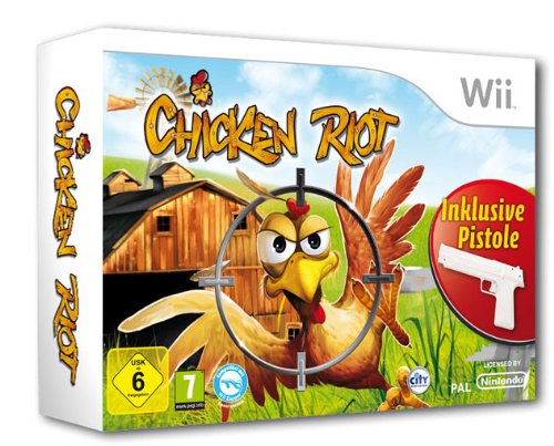 Chicken Riot Die Wilde Huhnerjagd Bundle Inkl Pistole Amazon De Games