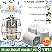 Shower Filter with Vitamin C For Hard Water - 3 Cartridges Included Shower Filters Removes Chlorine Fluoride and Harmful Substances - Showerhead Filter with High Output