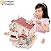 Build Wonderful Loving Memories With Our Best Holiday Bungalow Dollhouse 3D Puzzle With LED Light - A Perfect Special & Fun Gift For Kids - Beautiful & Detailed - Easy to Assemble - No Glue or Scissor