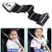 Seat Belt Adjuster for Kids,Comfort Universal Auto Shoulder Neck Strap Positioner, Anti-Strangulation Neck Seat Belt Locking Clips