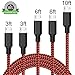 Micro USB Cable, 5Pack 3Ft 6Ft 10Ft Nylon Braided High Speed 2.0 USB to Micro USB Charging Cables Android Fast Charger Cord for Samsung Galaxy S7 Edge/S6/S4/S5, Note 5/4, HTC, LG, Tablet