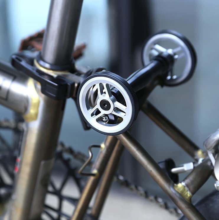 60mm Easy Wheels for Brompton new model 2023 SILVER