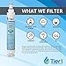 Tier1 4396701 Refrigerator Water Filter | Replacement for Whirlpool EDR6D1, Kenmore 9915, 46-9915, NL120V, L200V, 4396701, 4396702, WF293, EFF-6001A, Fridge Filter