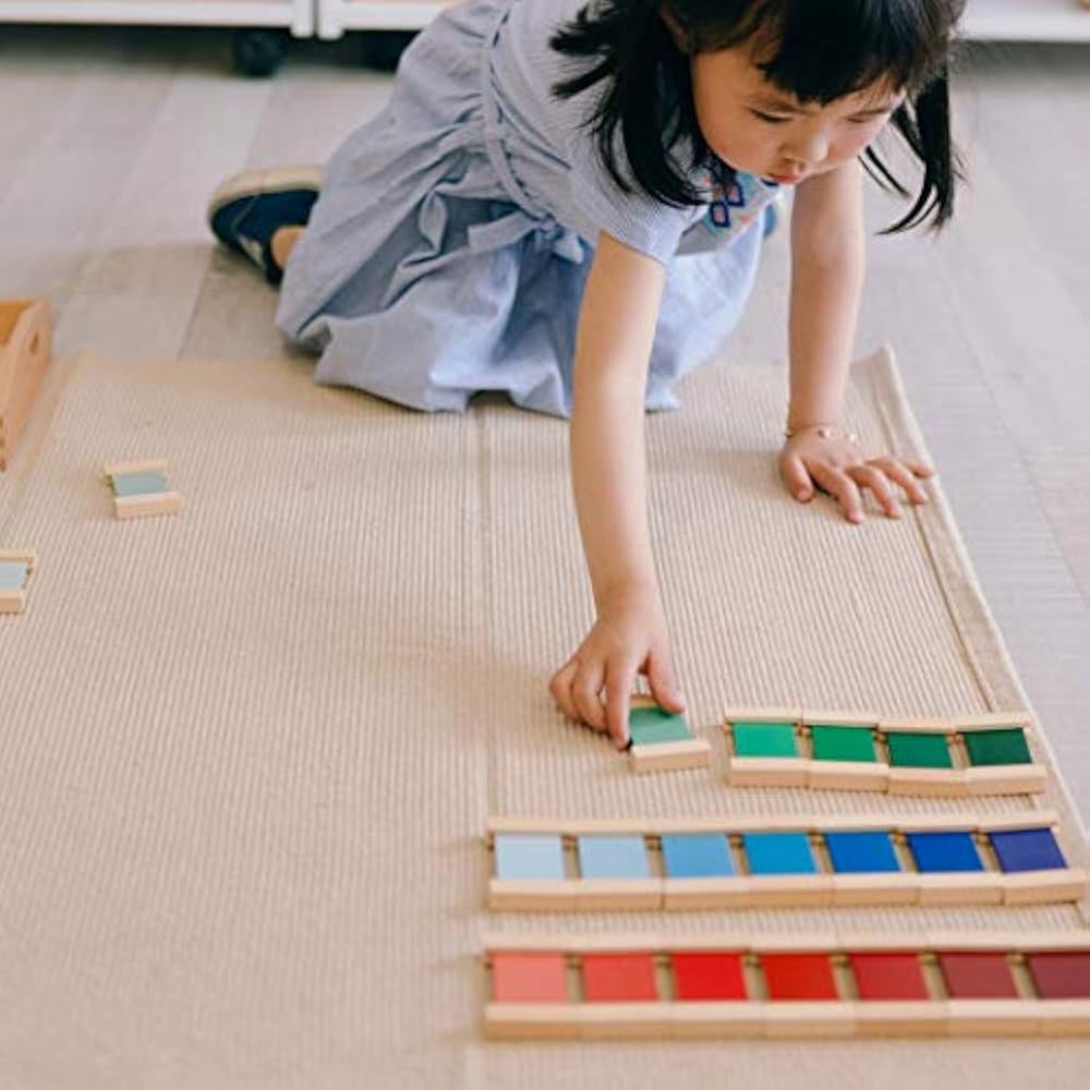 Rugs Montessori Materials Accessories Children Playing Working (31×45