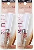 MAYBELLINE SuperStay 24HR Concealer #740 MEDIUM BEIGE (0.18 fl oz /5.5 ml) EACH TUBE (PACK OF 2)