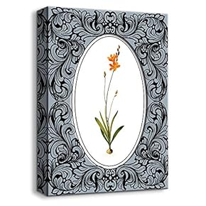 Canvas Wall Art Vintage Style Painting Artwork for Home Prints Framed - 12x18 inches