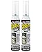Flex Shot, Flexible Rubber Silicone Sealant, Waterproof Caulk, UV Resistant, No Caulk Gun Needed, Perfect for Kitchen, Bath, Showers, Sinks, Baseboards, Black, 8oz, 2-Pack