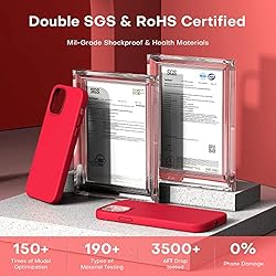 TOCOL [5 in 1 for iPhone 12 Case, for iPhone 12 Pro
