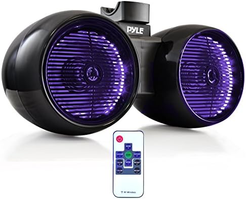 wakeboard tower speakers with led lights