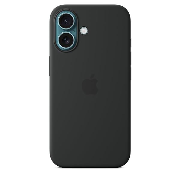 APPLE IPHONE 16 SILICONE CASE WITH MAGSAFE AND CAMERA CONTROL – BLACK ​​​​​​​