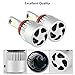 H11 LED Headlight Bulbs, LinkStyle 2PCS Headlight Bulbs Conversion Kit H11 H8 H9 Waterproof 36W 6500K 8000Lumens Super Bright Cool White COB Chips Fog Light Cree Bulb High Low Beam