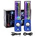 SoundSOUL Dancing Water Speakers LED Speakers Water Fountain Speakers (Blue)