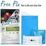 Disposable Urine Bags With Gel - 10 Pack - Easy To Use Emergency Pee, Vomit Bags - Designed for Men, Women and Children - Ideal for Car, Travel, Camping, Hiking - Includes Bonus Cleansing Wipes
