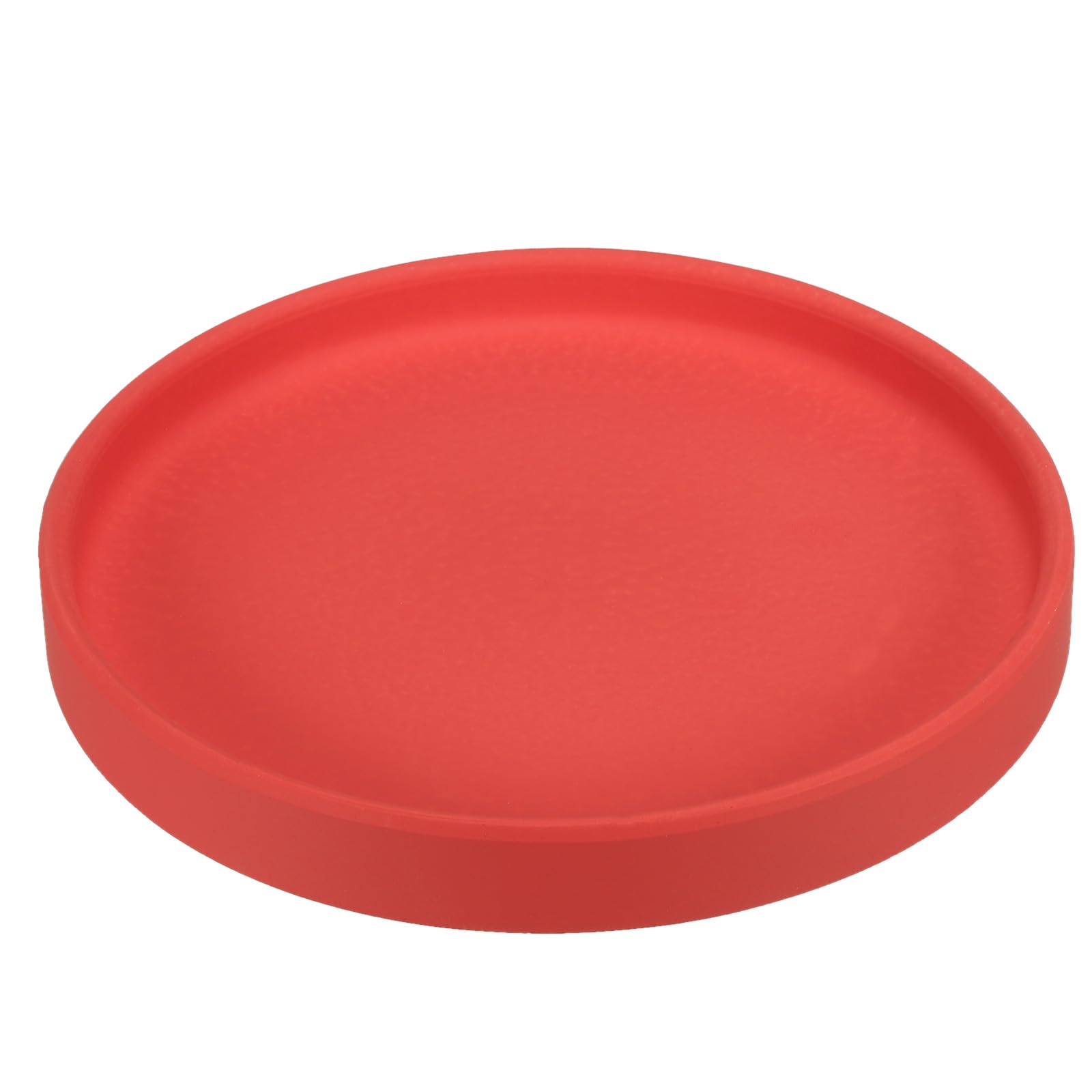 PATIKIL 6 Inch Round Ceramic Plant Saucer, Plant Saucer Tray Flower Planter Drip Tray for Indoors Outdoors Patio Balcony, Red