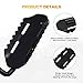 AUXMART Foot Pegs, Front Door Footrest Footpegs Foot Rest Pedals Replacement for Jeep Wrangler JK 2007-2017 (Pack of 2)