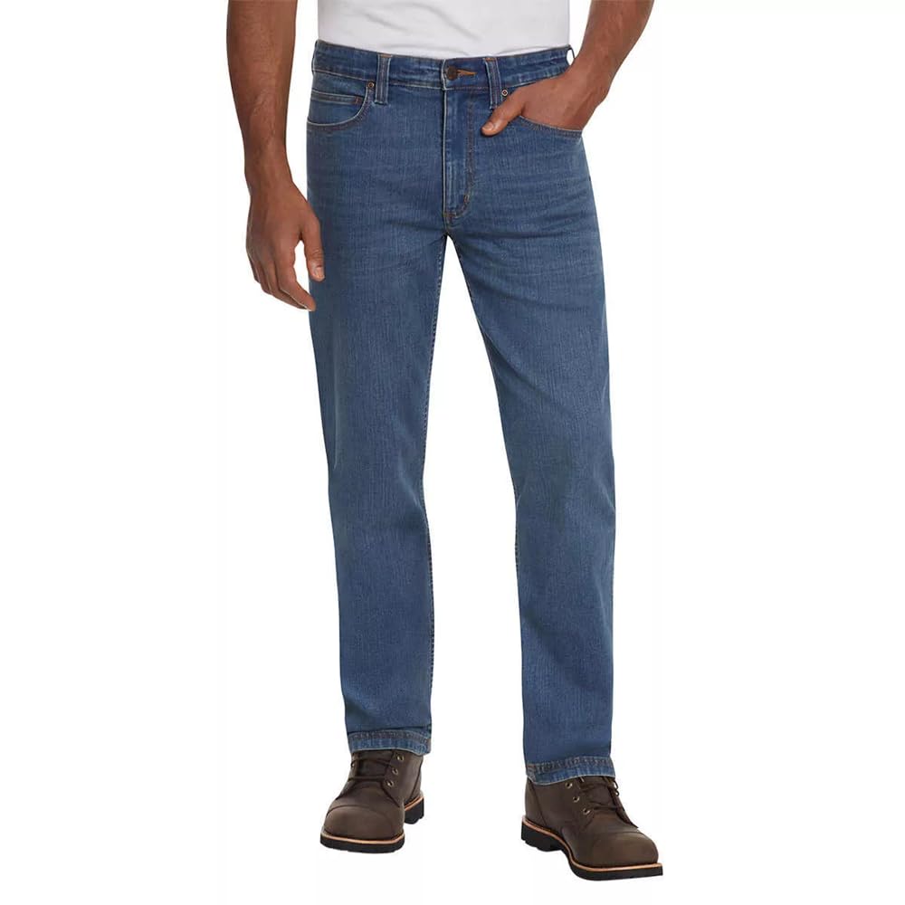 Photo 1 of KIRKLAND Signature Men's Classic 5 Pocket Stretch Jeans (US, Waist Inseam, 36, 29, Regular, Regular, Blue)