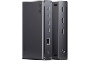UGREEN Revodok Max 208 Thunderbolt 4 Dock 8 in 1, 3×Thunderbolt 4 40Gbps, Up to 8K30Hz, 85W Charging, Ethernet Port 1Gbps, 3 