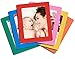 Lubber 6-pack Magnetic Picture Frames for Refrigerator 5x7 inch colorful photo note holder