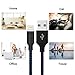 Aonsen Lightning Cable 5Pack 3FT 6FT 6FT 10FT 10FT Nylon Braided Certified iPhone Cable USB Cord Charging Charger for iPhone X/8/8 Plus/7/7 Plus/6s/6s Plus/6/6 Plus/5/5S/5C/SE/iPad Black Blue
