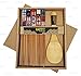 Happy Sales CH-81, Bamboo Chopsticks Gift Set Rice Paddle Included Lucky Cat