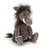 Jellycat Baggles Walter Warthog Stuffed Animal, 15 inches