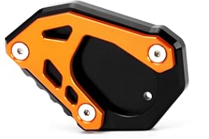 Modeer Motorcycle kickstand shoe Side Stand Enlarge Extension Pad Compatible with 790 890 1050 1090 1190 1290 Adventure R/S/T | 690 Enduro R/SMC R | 701 Enduro/LR/Supermoto | Norden 901 (OG-BK)