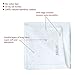 6pcs 100% Bamboo Baby Washcloths - NO DYES Super Soft & Absorbent Bath Towels 10