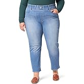Levi Strauss Signature Gold Women's Totally Shaping Ultimate Ankle Straight Mid-Rise Stretch Denim Jeans