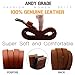 Set of 3 Women's Genuine Cowhide Leather Stylish Thin Dress Belt Fashion Vintage Casual Skinny Belts for Jeans Shorts Pants Summer for Women With Alloy Pin Buckle By ANDY GRADE (Style A)