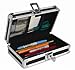 Vaultz Small Lock Box for Kids - 8.5 x 5 x 2.5 Inch Mini Safe with Key Lock to Store School Supplies, Money and Medicine - Pencil Box for Girls & Boys - Black