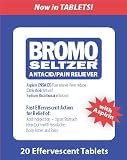 Bromo Seltzer 20 Effervescent Tablets