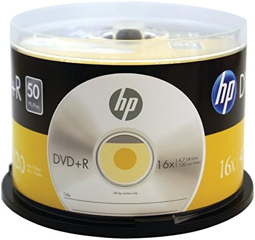 Hewlett Packard 16X 4.7GB DVD+R 50 Pack (Discontinued by Manufacturer)