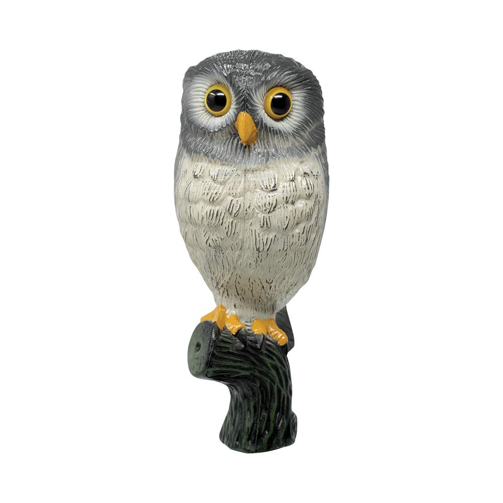 Defenders STV974 Little Owl, Decoy Bird Scarer, Life-like Colouring, 26.0 cm*12.0 cm*14.0 cm