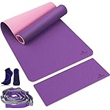 TANJALI Yoga Mat,72"x26"x1/3" Inch Extra Thick Yoga
