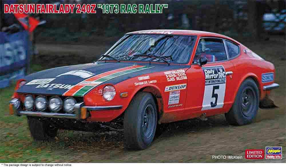 Hasegawa 1:24 Datsun Fairlady 240Z - 1973 RAC Rally