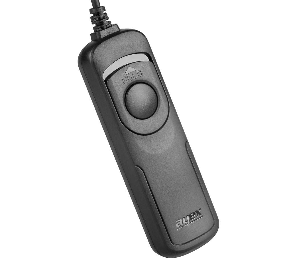 ayex Cable Remote Shutter Release AX-10 Compatible with Fujifilm (RR90/E2) eg X100F X-T20 X-T2 X-E2 X-M1 X-A3 X-A10 GFX 50S X-Pro2 Continuous Shooting and Bulb, easy to handle, works without batteries