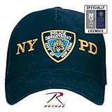 8272Navy Blue Officially Licensed NYPD Adjustable Shield Cap w/NYPD Logo