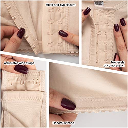 Sonryse 065BF Women Front Closure Post Surgical Bra Faja Brasier